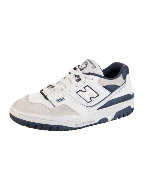 New Balance Leather Colorblock Pattern Athletic Sneakers