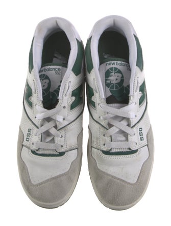 New Balance Suede Colorblock Pattern Athletic Sneakers