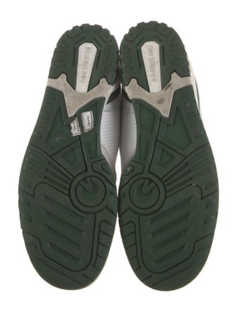 New Balance Suede Colorblock Pattern Athletic Sneakers