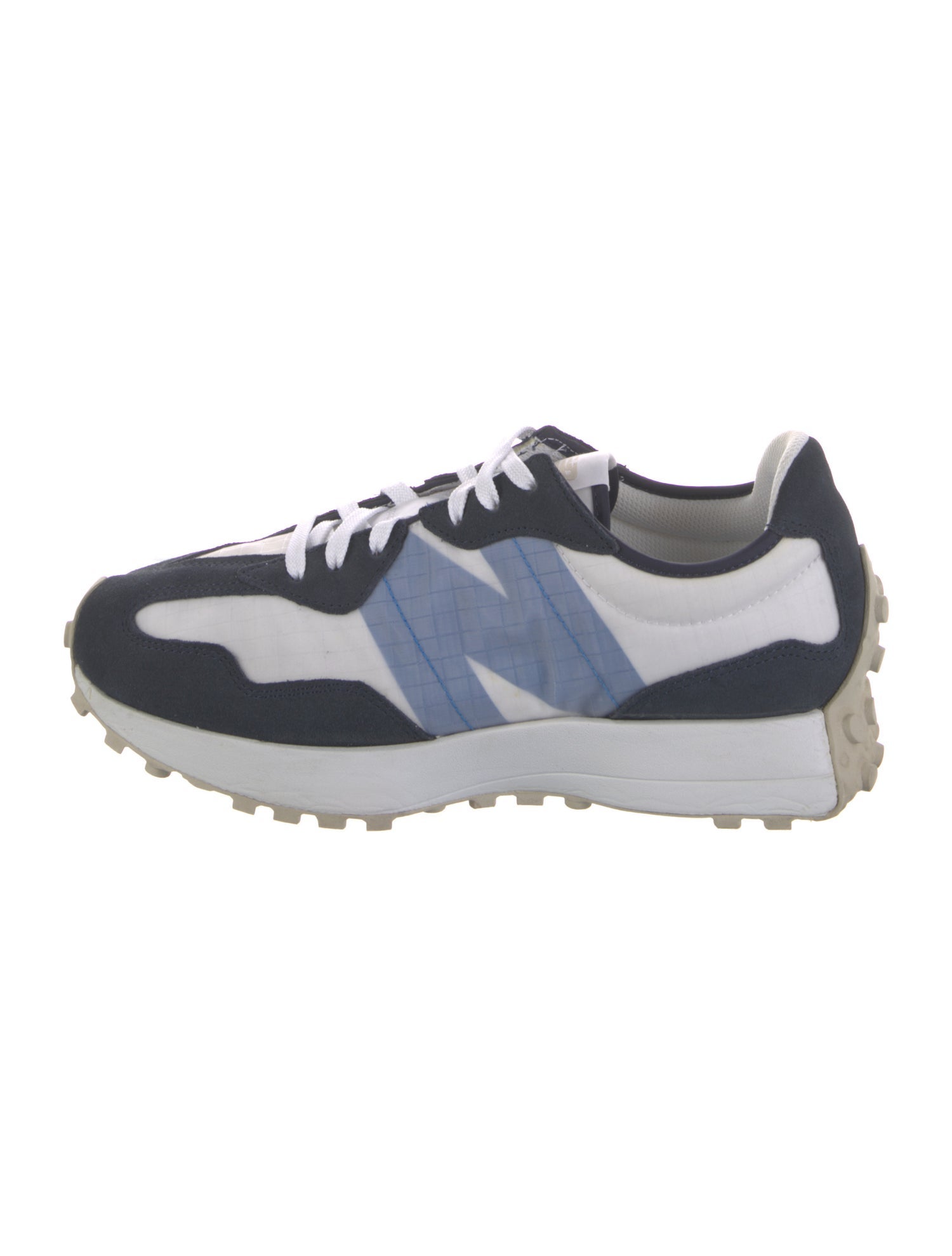 New Balance Suede Colorblock Pattern Athletic Sneakers