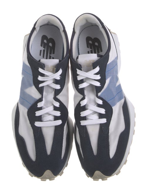 New Balance Suede Colorblock Pattern Athletic Sneakers