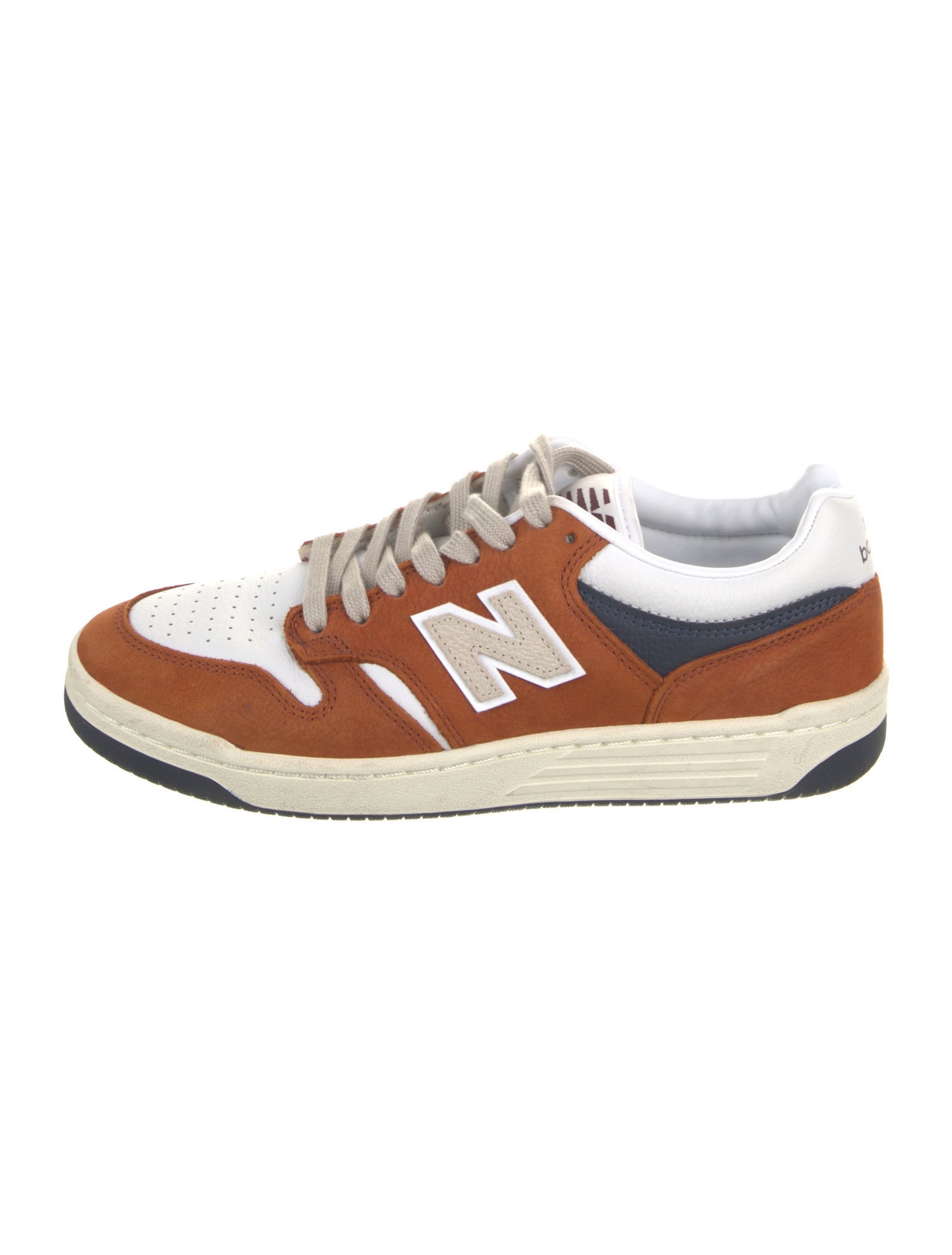 New Balance Suede Colorblock Pattern Athletic Sneakers