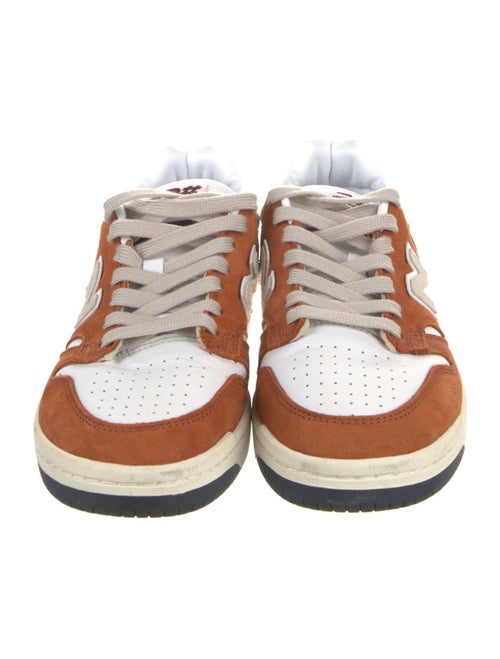 New Balance Suede Colorblock Pattern Athletic Sneakers