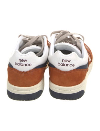 New Balance Suede Colorblock Pattern Athletic Sneakers