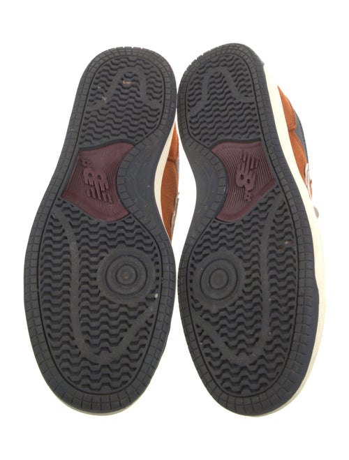 New Balance Suede Colorblock Pattern Athletic Sneakers