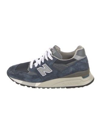 New Balance Suede Graphic Print Athletic Sneakers
