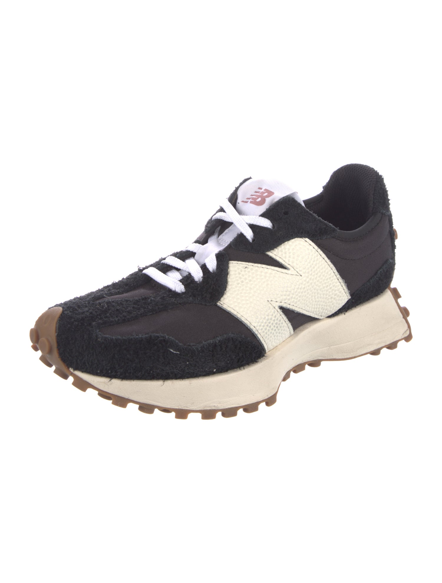 New Balance Suede Leather Trim Embellishment Athletic Sneakers