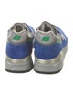 New Balance Suede Colorblock Pattern Athletic Sneakers