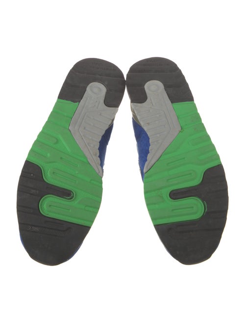 New Balance Suede Colorblock Pattern Athletic Sneakers