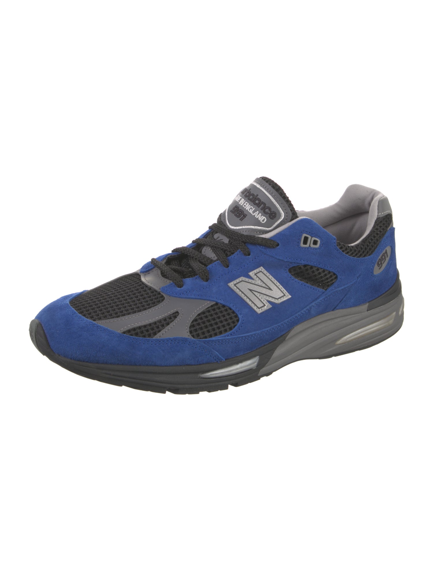 New Balance Suede Colorblock Pattern Athletic Sneakers