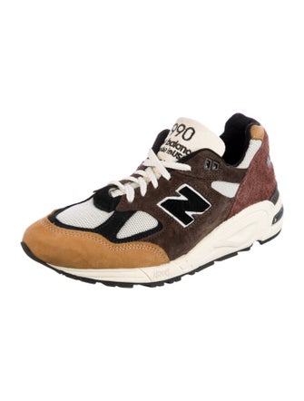 New Balance Suede Printed Athletic Sneakers