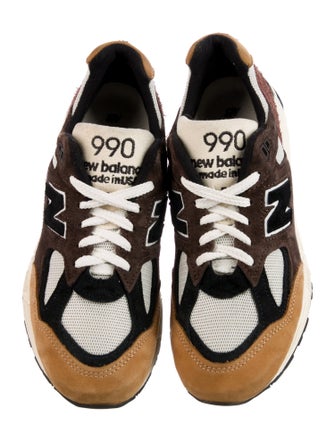 New Balance Suede Printed Athletic Sneakers