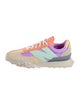 New Balance Suede Colorblock Pattern Athletic Sneakers