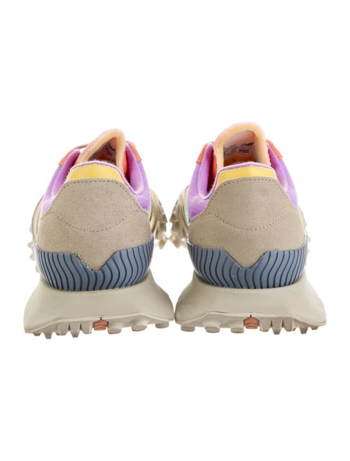 New Balance Suede Colorblock Pattern Athletic Sneakers