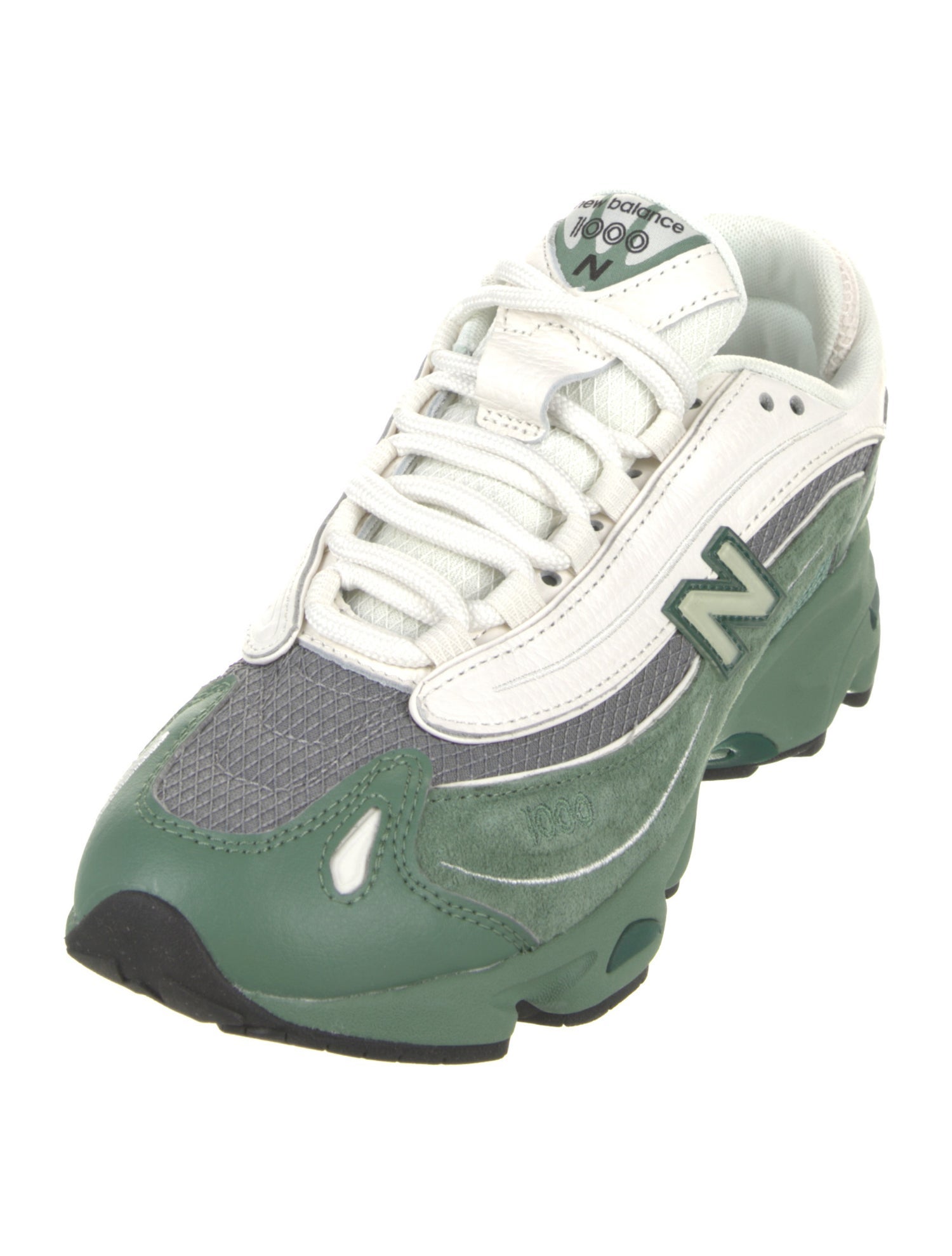 New Balance Mesh Colorblock Pattern Chunky Sneakers