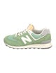 New Balance Suede Colorblock Pattern Athletic Sneakers