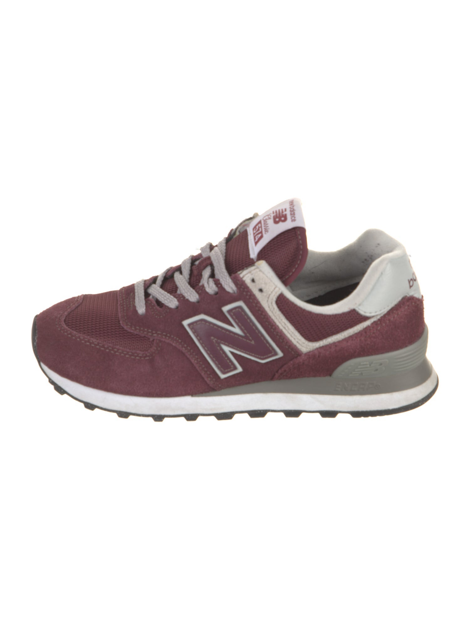 New Balance Suede Leather Trim Embellishment Athletic Sneakers