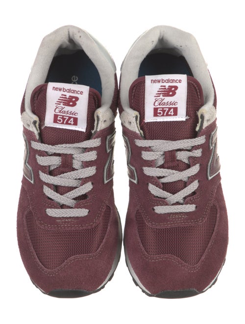 New Balance Suede Leather Trim Embellishment Athletic Sneakers