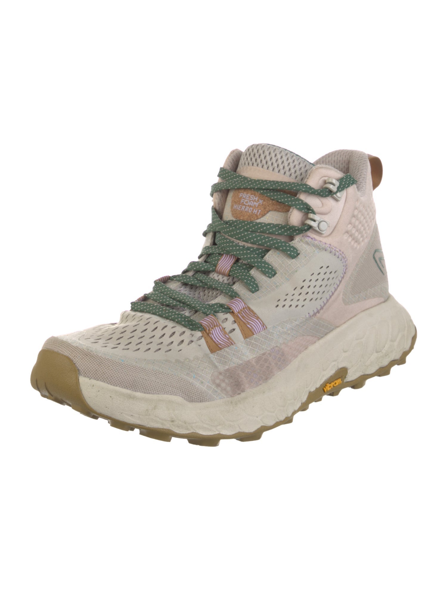 New Balance Mesh Plaid Print Athletic Sneakers