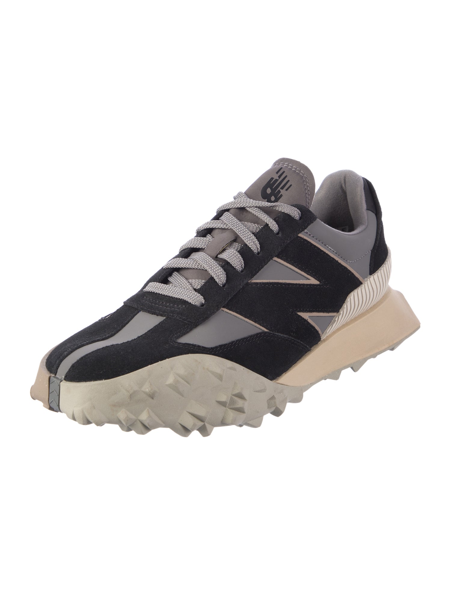 New Balance Suede Colorblock Pattern Athletic Sneakers
