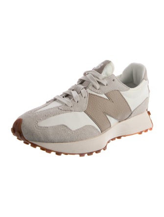New Balance Suede Colorblock Pattern Athletic Sneakers