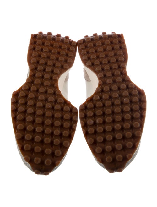 New Balance Suede Colorblock Pattern Athletic Sneakers