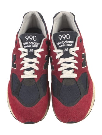 New Balance Suede Printed Athletic Sneakers