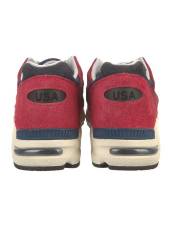 New Balance Suede Printed Athletic Sneakers