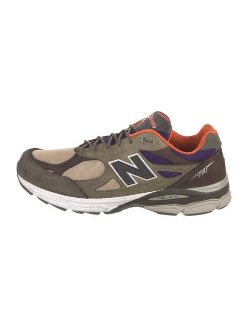 New Balance Mesh Colorblock Pattern Sneakers