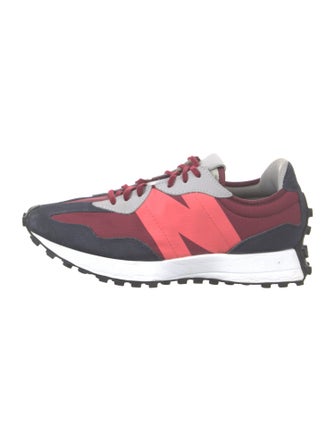 New Balance Suede Colorblock Pattern Athletic Sneakers