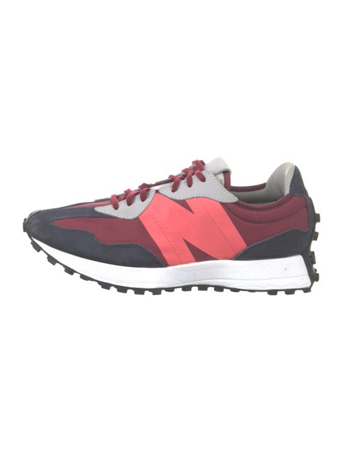 New Balance Suede Colorblock Pattern Athletic Sneakers