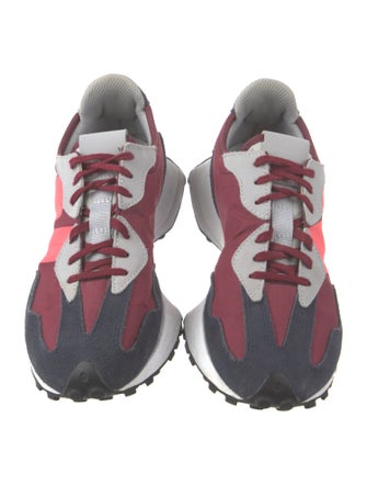 New Balance Suede Colorblock Pattern Athletic Sneakers