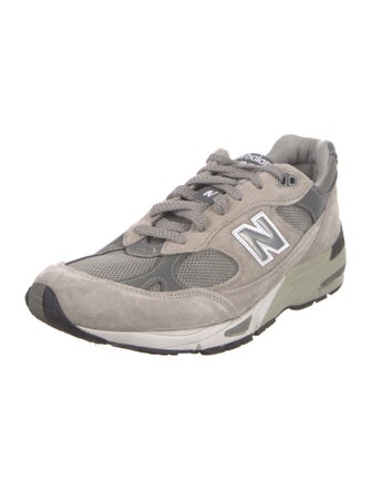 New Balance Suede Colorblock Pattern Athletic Sneakers