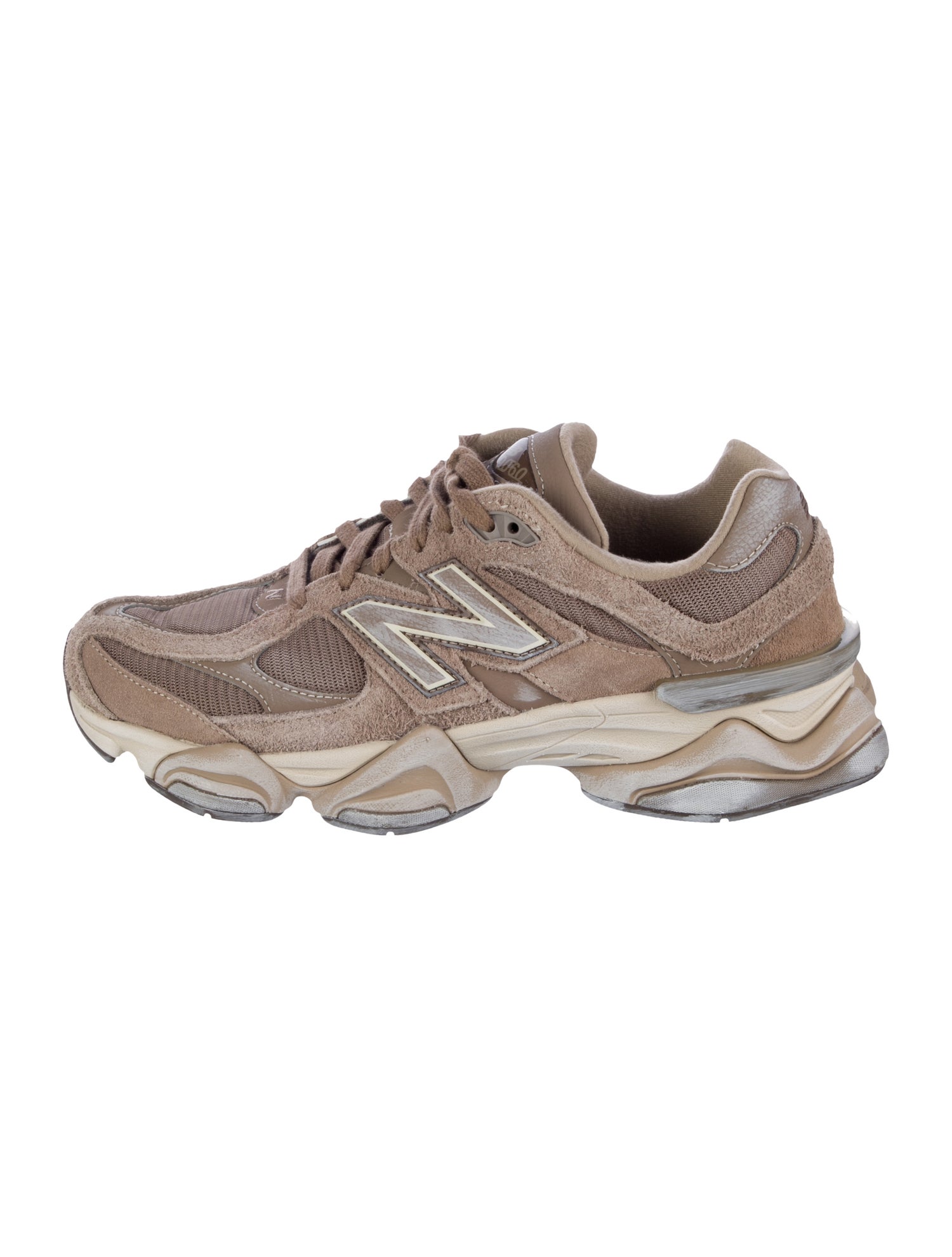 New Balance Suede Mesh Accents Athletic Sneakers