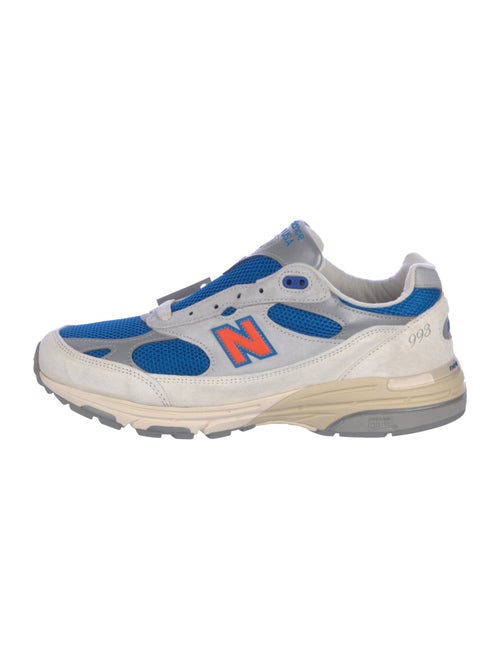 New Balance Suede Colorblock Pattern Athletic Sneakers