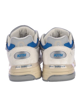 New Balance Suede Colorblock Pattern Athletic Sneakers