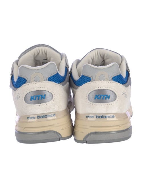 New Balance Suede Colorblock Pattern Athletic Sneakers