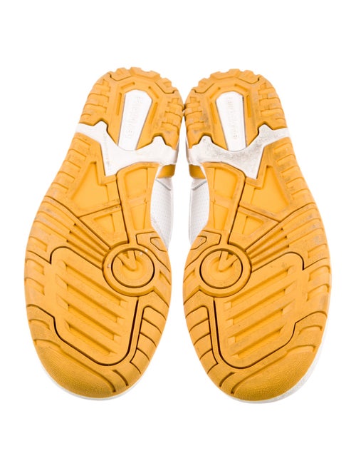 New Balance Leather Colorblock Pattern Chunky Sneakers