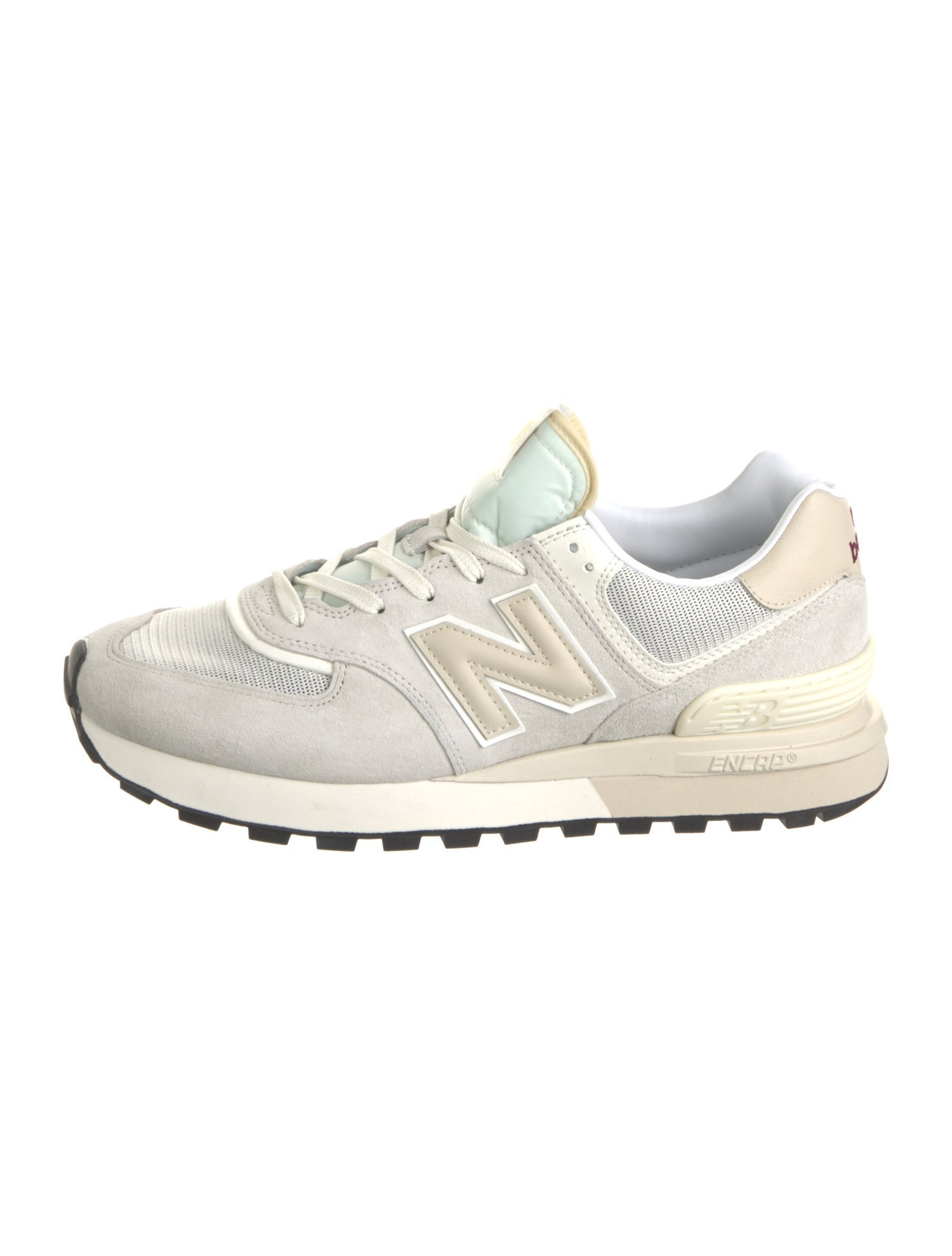 New Balance Suede Glitter Accents Athletic Sneakers