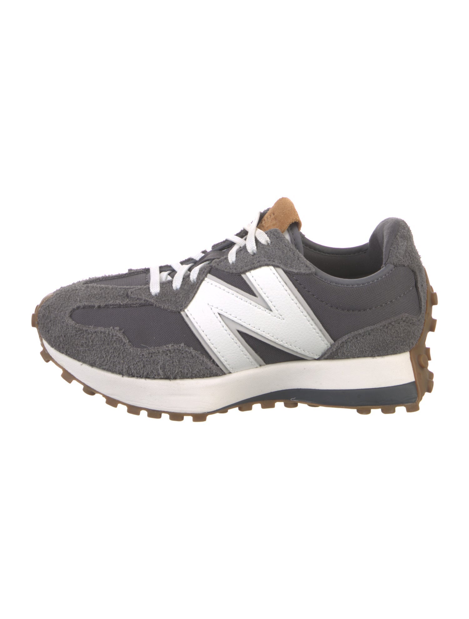 New Balance Suede Colorblock Pattern Athletic Sneakers