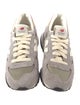 New Balance Suede Colorblock Pattern Athletic Sneakers