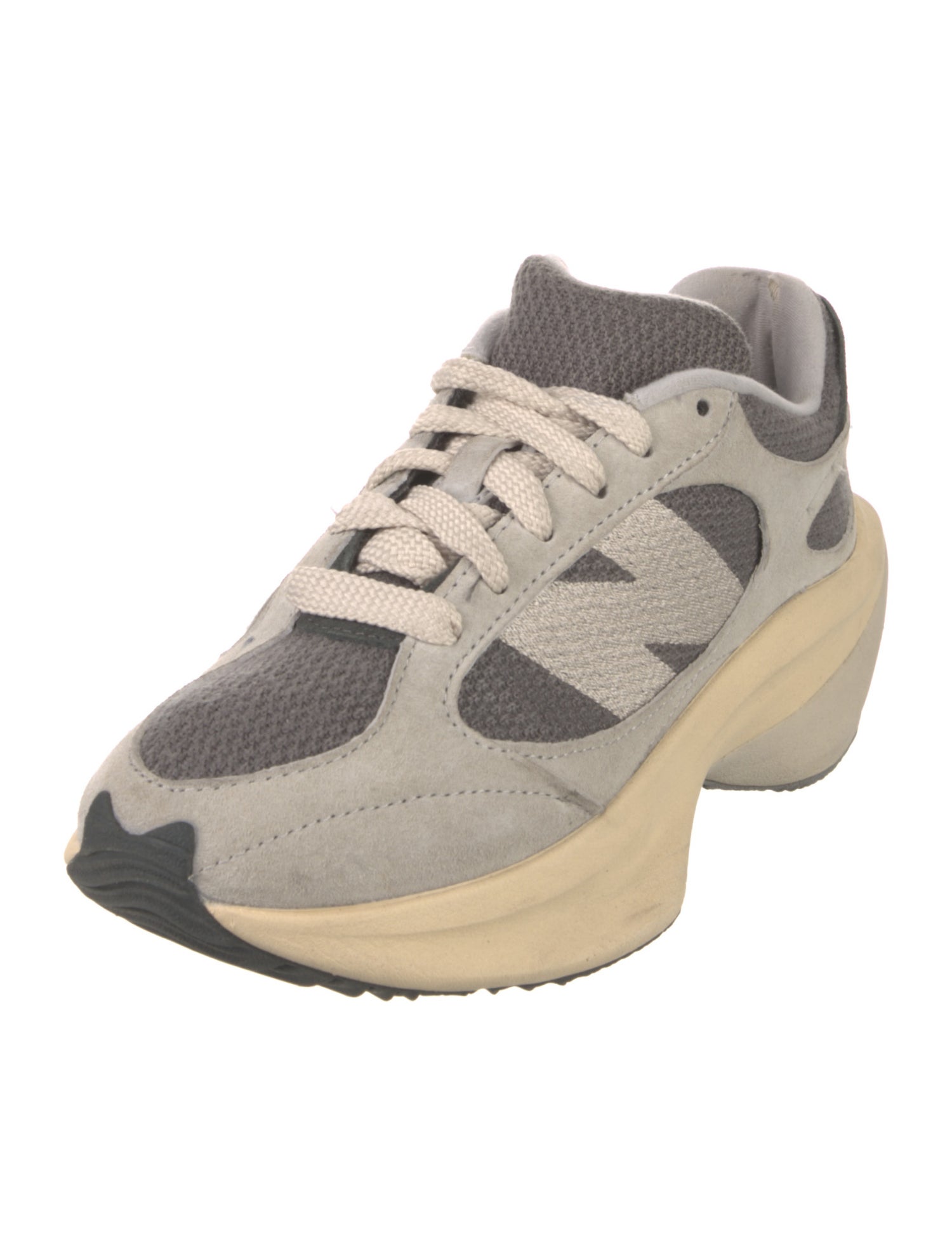 New Balance Suede Colorblock Pattern Athletic Sneakers