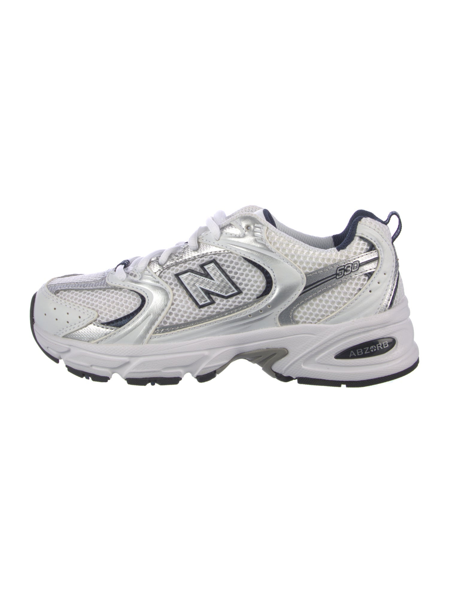 New Balance Mesh Colorblock Pattern Athletic Sneakers