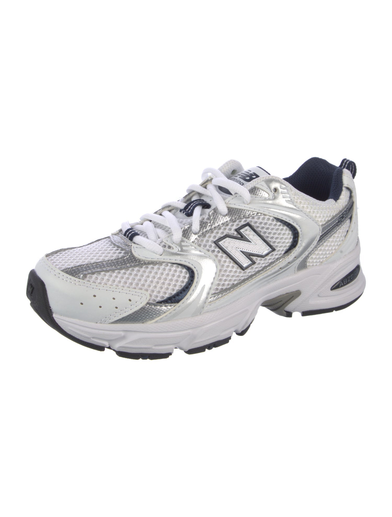 New Balance Mesh Colorblock Pattern Athletic Sneakers