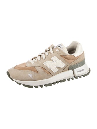 New Balance Suede Printed Athletic Sneakers