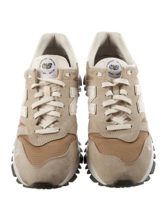 New Balance Suede Printed Athletic Sneakers