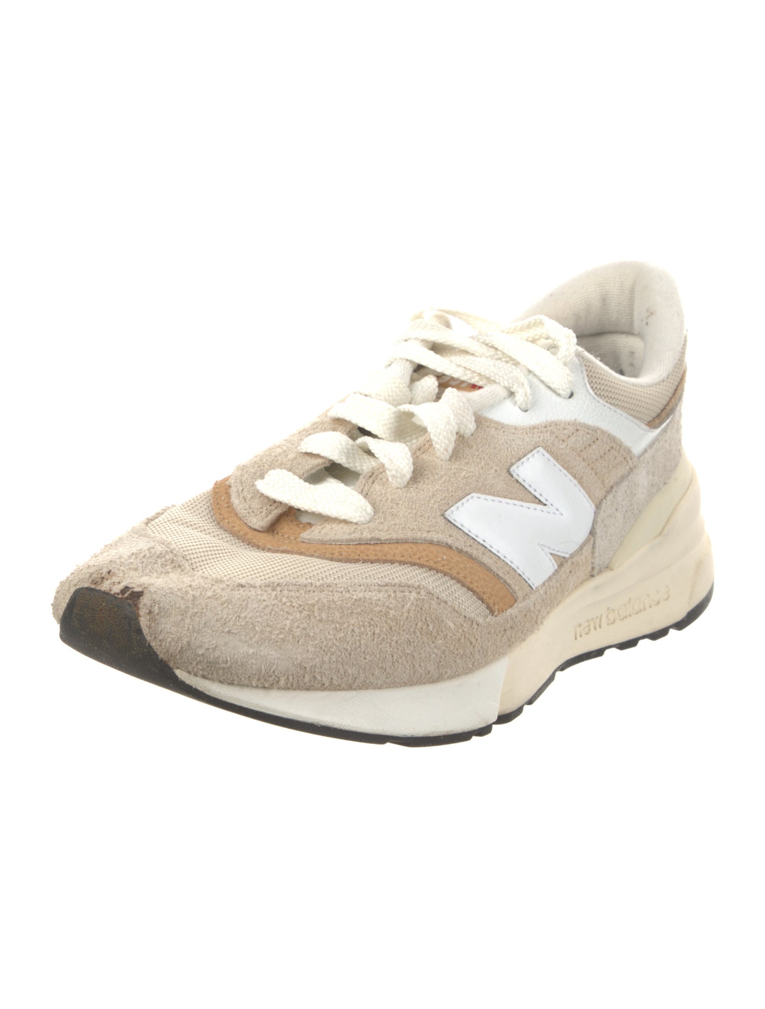 New Balance Suede Printed Athletic Sneakers