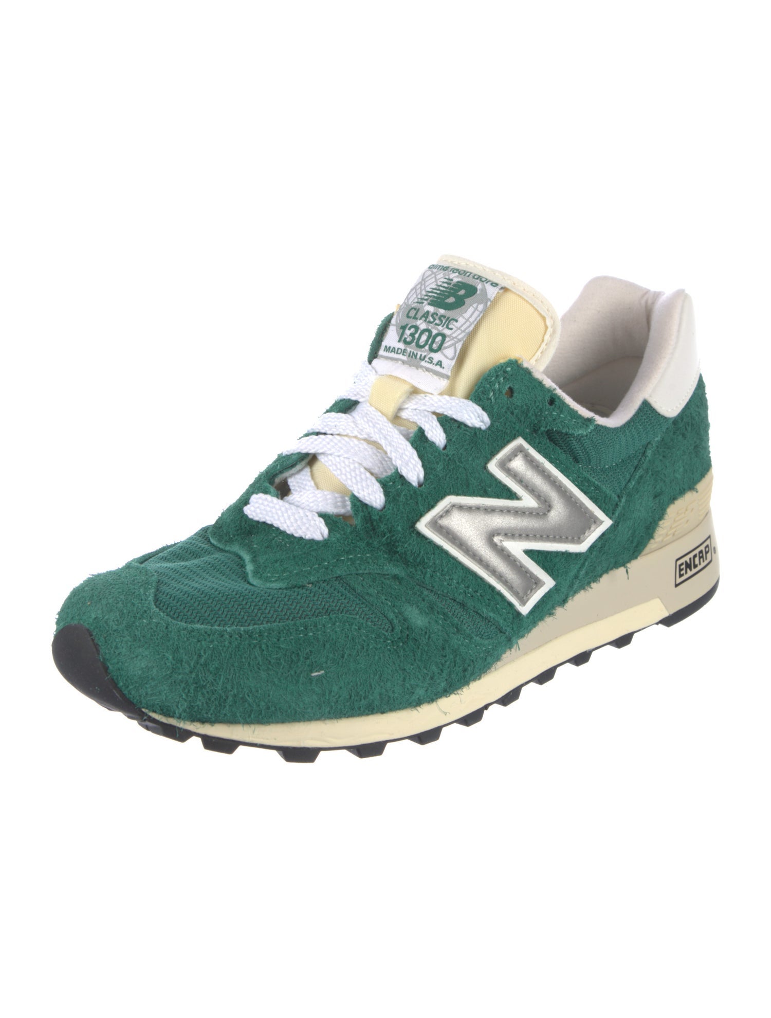 New Balance Suede Printed Athletic Sneakers
