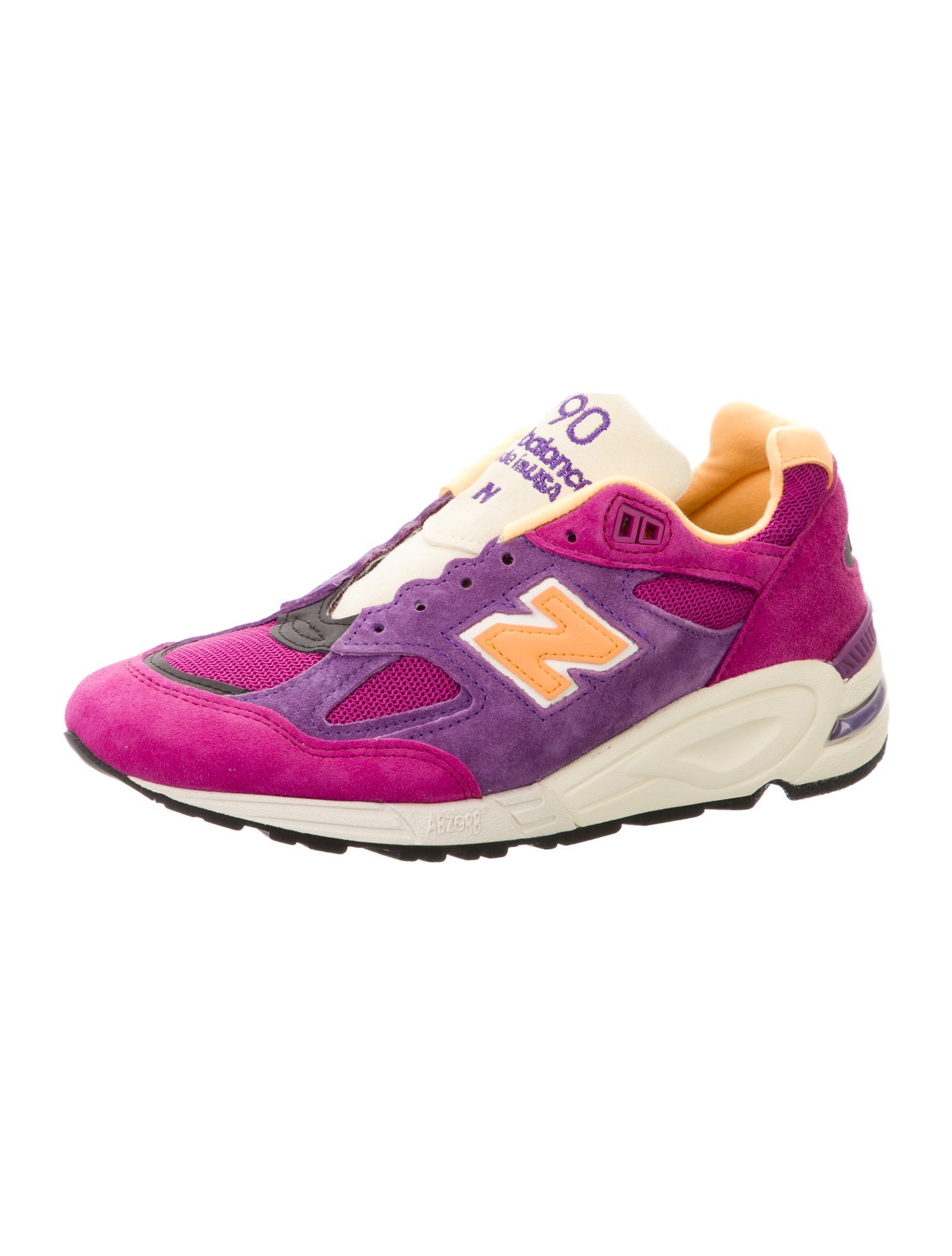 New Balance Suede Colorblock Pattern Sneakers