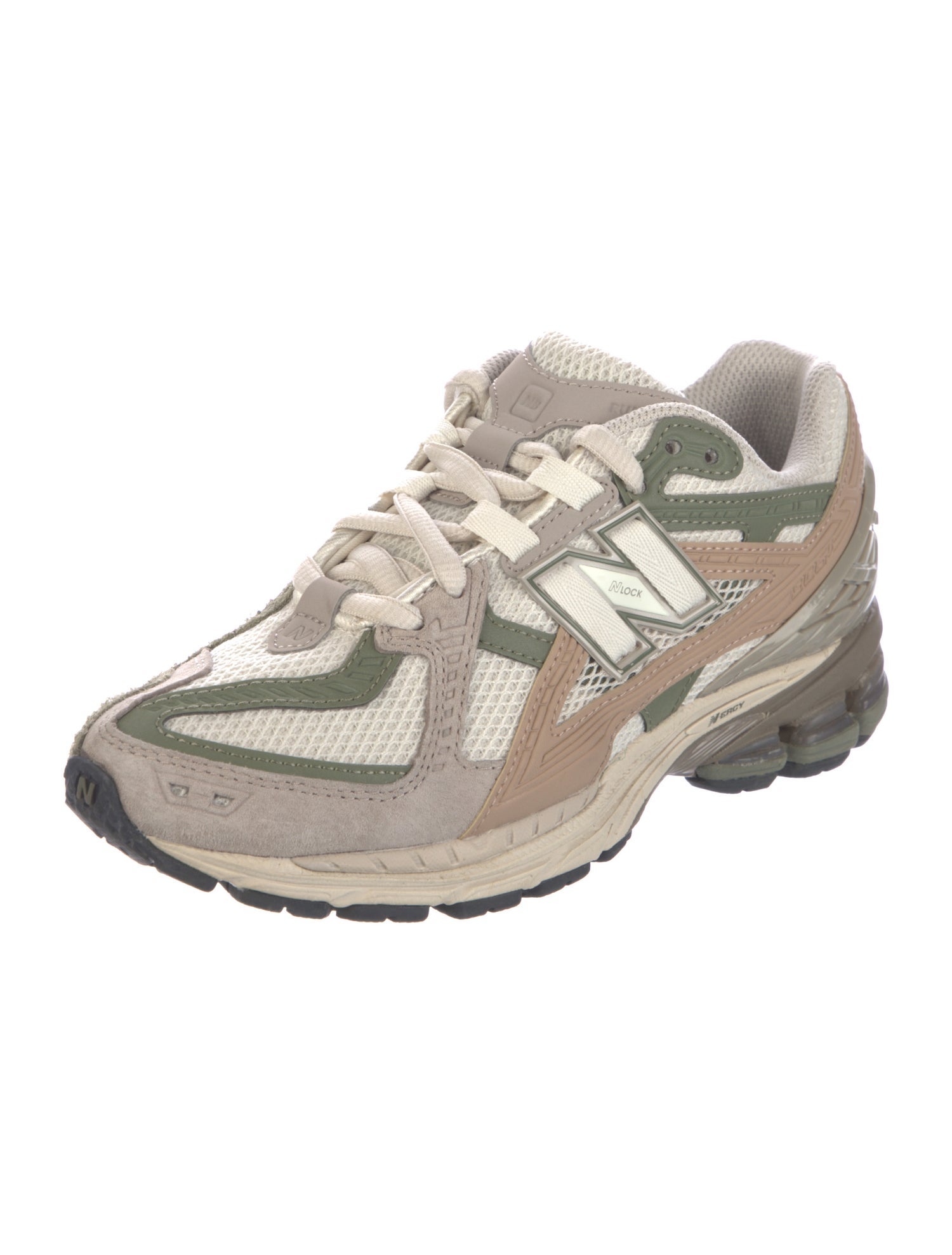 New Balance Mesh Colorblock Pattern Athletic Sneakers